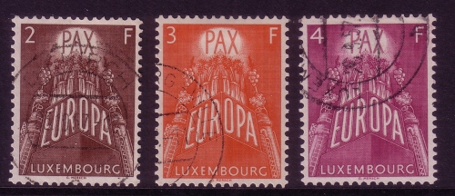 LUXEMBOURG MI-NR. 572-574 GESTEMPELT(USED) EUROPA CEPT 1957