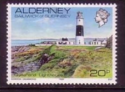 ALDERNEY MI-NR. 10 x 42 POSTFRISCH(MINT) QUESNARD LEUCHTTURM 1989