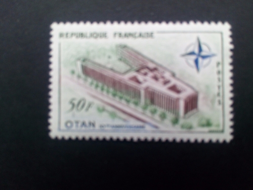 FRANKREICH MI-NR. 1272 POSTFRISCH(MINT) 10 JAHRE NATO 1959