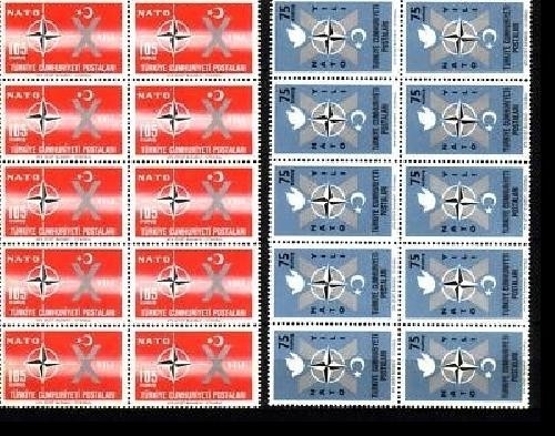 TÜRKEI MI-NR. 1830-1831 POSTFRISCH(MINT) 10 JAHRE NATO