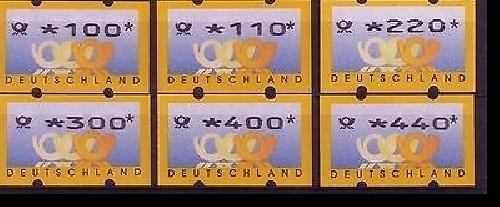 DEUTSCHLAND AUTOMATENMARKENSATZ(ATM) 3.2. POSTHORN POSTFRISCH