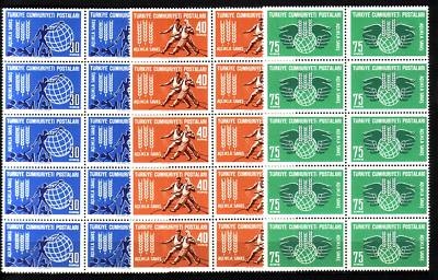 TÜRKEI 1858-1860 POSTFRISCH(MINT) 10er EINHEIT KAMPF GEGEN DEN HUNGER 1963