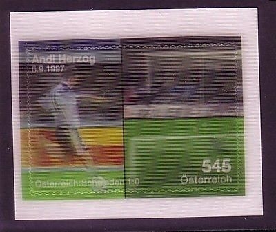 ÖSTERREICH BLOCK 42 POSTFRISCH(MINT) FUSSBALL EM ANDI HERZOG FUSSBALLER 2008