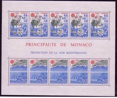 MONACO BLOCK 32 POSTFRISCH(MINT) EUROPA CEPT 1986 NATUR- UND UMWELTSCHUTZ