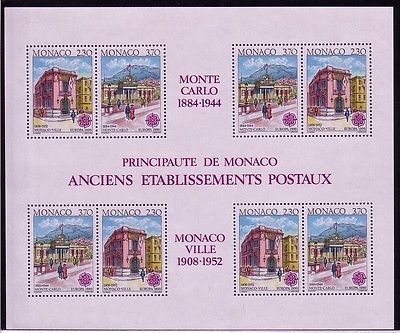 MONACO BLOCK 47 POSTFRISCH(MINT) EUROPA-CEPT 1990 POSTGEBÄUDE