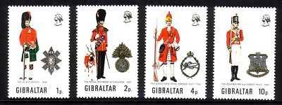 GIBRALTAR MI-NR. 279-282 POSTFRISCH(MINT) MILITÄRUNIFORMEN (III)