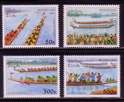 LAOS 1612-1615 POSTFRISCH(MINT) PIROGENREGATTA