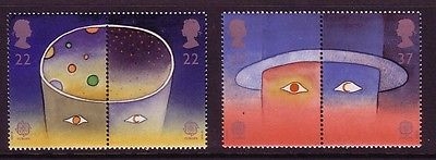 GROSSBRITANNIEN MI-NR. 1337-1340 POSTFRISCH(MINT) EUROPA CEPT 1991 EUROPÄISCHE WELTRAUMFAHRT