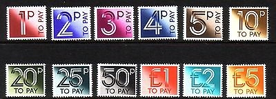 GROSSBRITANNIEN MI-NR. 89-100 POSTFRISCH(MINT) ZIFFERN 1982