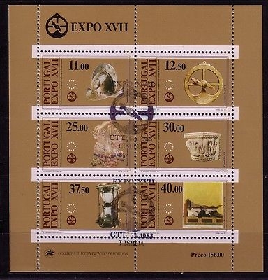 PORTUGAL BLOCK 39 GESTEMPELT(USED) EUROPA MITLÄUFER 1983 KUNST WISSENSCHAFT UND KULTUR