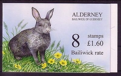 ALDERNEY MH 0-5 POSTFRISCH(MINT) FAUNA u. FLORA WILDKANINCHEN