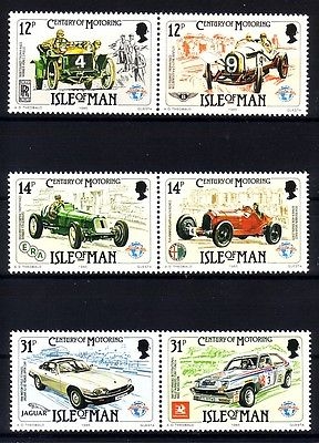INSEL MAN MI-NR. 282-287 POSTFRISCH(MINT) ROLLS ROYCE BENTLEY ALFA ROMEO JAGUAR 1984