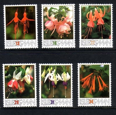 INSEL MAN MI-NR. 375-380 POSTFRISCH(MINT) FUCHSIEN 1988