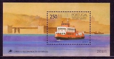 PORTUGAL BLOCK 65 POSTFRISCH(MINT) FÄHRSCHIFF 1989