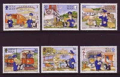 INSEL MAN MI-NR. 602-607 POSTFRISCH(MINT) BRIEFTRÄGER PAT 1994 KATZEN