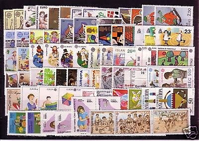 EUROPA CEPT JAHRGANG 1989 POSTFRISCH OHNE BLÖCKE KINDERSPIELE