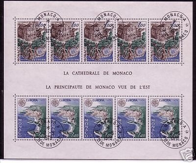 MONACO BLOCK 12 GESTEMPELT(USED) EUROPA 1978 BAUDENKMÄLER