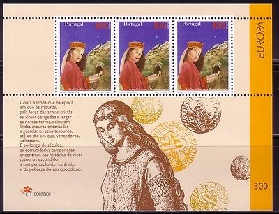 PORTUGAL BLOCK 124 POSTFRISCH EUROPA CEPT 1997 SAGEN UND LEGENDEN