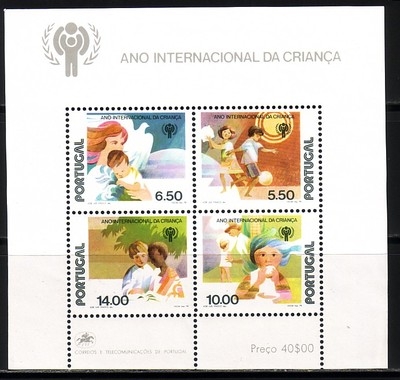 PORTUGAL BLOCK 28 POSTFRISCH(MINT) JAHR DES KINDES 1979