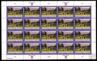 UNO GENF Mi-Nr. 433 POSTFRISCH(MINT) KLEINBOGEN 2002 ARIANA PARK GENF