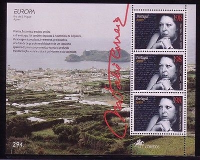 AZOREN BLOCK 15 POSTFRISCH EUROPA 1996 BERÜHMTE FRAUEN