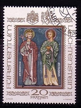 LIECHTENSTEIN MI-NR. 734 GESTEMPELT(USED) LANDESPATRONE 1979