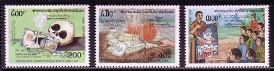 LAOS 1363-1365 POSTFRISCH(MINT) KAMPF GEGEN DROGENMISSBRAUCH