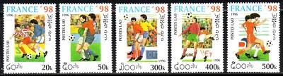 LAOS 1516-1520 POSTFRISCH(MINT) FUSSBALL WM FRANKREICH 1998