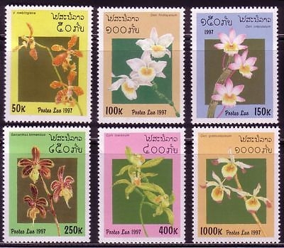 LAOS 1577-1582 POSTFRISCH(MINT) ORCHIDEEN 1997