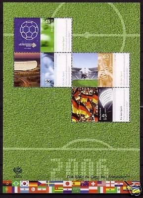 DEUTSCHLAND BLOCK 67 POSTFRISCH(MINT) FUSSBALL WM DEUTSCHLAND 2006