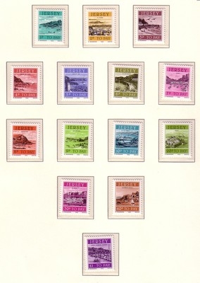 JERSEY PORTOMARKEN 33-46 POSTFRISCH(MINT) HÄFEN VON JERSEY 1982 SCHIFFE