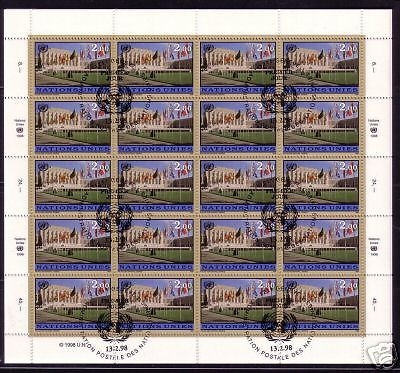 UNO GENF MI-NR. 329 GESTEMPELT(USED) KLEINBOGEN PALAIS DES NATIONS 1998