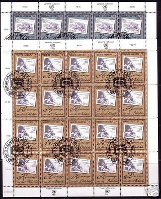 UNO WIEN MI-NR 236-237 GESTEMPELT(USED) KLEINBOGENSATZ PHILATELIE MARKE AUF MARKE