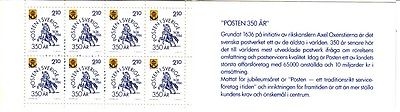 SCHWEDEN MH mit 8 x 1381 POSTFRISCH(MINT) 350 JAHRE SCHWEDISCHE POST - POSTREITER