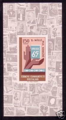 TÜRKEI BLOCK 11 POSTFRISCH(MINT) ANKARA ´65 BRIEFMARKENAUSSTELLUNG