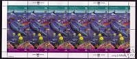 UNO NEW YORK MI-NR. 627-628 GESTEMPELT(USED) KLEINBOGEN SAUBERE MEERE CLEAN OCEANS