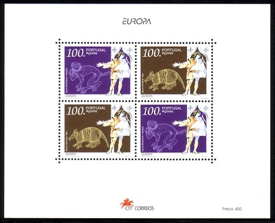 AZOREN BLOCK 14 POSTFRISCH(MINT) EUROPA 1994 ENTDECKUNGEN UND ERFINDUNGEN