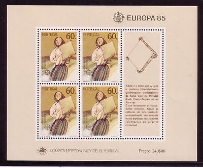 PORTUGAL BLOCK 47 POSTFRISCH(MINT) EUROPA 1985 JAHR DER MUSIK