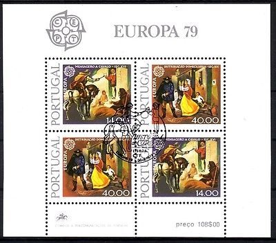 PORTUGAL BLOCK 27 GESTEMPELT(USED) EUROPA 1979 POSTWESEN