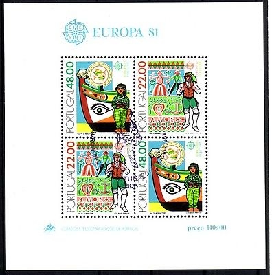 PORTUGAL BLOCK 32 GESTEMPELT(USED) EUROPA 1981 FOLKLORE