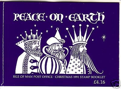 INSEL MAN MH 0-8 POSTFRISCH(MINT) selbstklebend WEIHNACHTEN - CHRISTMAS 1991