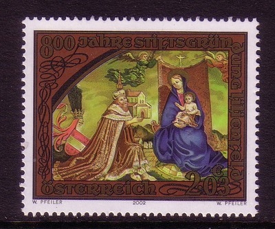 ÖSTERREICH MI-NR. 2378 POSTFRISCH(MINT) 800 JAHRE STIFT LILIENFELD POSTPREIS 2,03 EURO