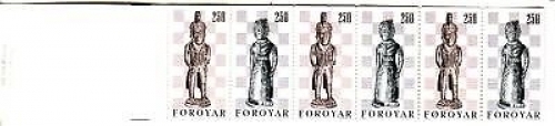 FÄRÖER 10 x MH 1 POSTFRISCH SCHACH SCHACHFIGUREN 1983
