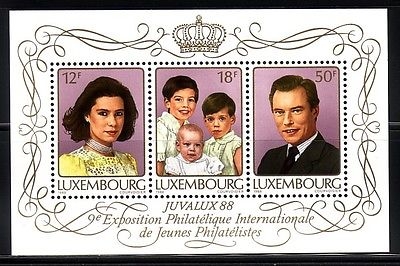 LUXEMBOURG BLOCK 15 POSTFRISCH(MINT) BRIEFMARKENAUSSTELLUNG JUVALUX ´88