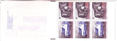 SCHWEDEN MH 133 POSTFRISCH(MINT) EUROPA 1988 EISENBAHN TRANSPORT- und KOMMUNIKATIONSMITTEL