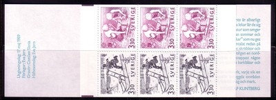 SCHWEDEN MH 140 POSTFRISCH(MINT) EUROPA CEPT 1989 KINDERSPIELE