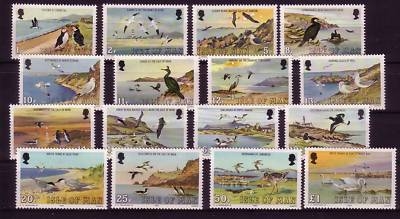 INSEL MAN MI-NR. 220-235 POSTFRISCH(MINT) MÖWEN, KORMORAN, SCHWAN..