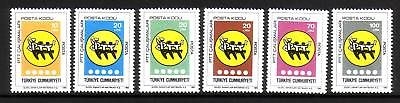 TÜRKEI MI-NR. 2720-2725 POSTFRISCH(MINT) EINFÜHRUNG DER POSTLEITZAHLEN