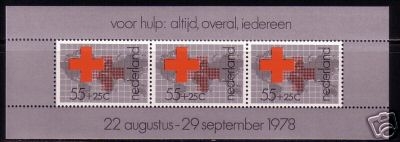 NIEDERLANDE BLOCK 18 POSTFRISCH(MINT) ROTES KREUZ RED CROSS 1978