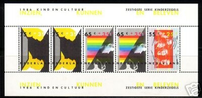 NIEDERLANDE BLOCK 29 POSTFRISCH(MINT) KIND UND KULTUR 1986